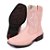 Bota Texana Infantil Feminina em Couro Cor Rosa - Modelo 5033 | Bili Bilu - Imagem 5