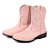 Bota Texana Infantil Feminina em Couro Cor Rosa - Modelo 5033 | Bili Bilu - Imagem 1