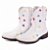 Bota Texana Infantil Feminina em Couro Cor Branca - Modelo 5034 | Bili Bilu - Imagem 1