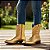 Bota Texana Infantil Feminina em Couro Cor Ouro - Modelo 5035 | Bili Bilu - Imagem 4