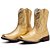 Bota Texana Infantil Feminina em Couro Cor Ouro - Modelo 5035 | Bili Bilu - Imagem 1