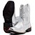 Bota Texana Infantil Feminina em Couro Cor Prata - Modelo 5036 | Bili Bilu - Imagem 4