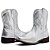 Bota Texana Infantil Feminina em Couro Cor Prata - Modelo 5036 | Bili Bilu - Imagem 3