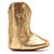 Bota Texana Infantil Feminina em Couro Cor Ouro - Modelo 1325 | Bili Bilu - Imagem 6