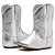Bota Texana Infantil Feminina em Couro Cor Prata - Modelo 1326 | Bili Bilu - Imagem 5