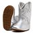 Bota Texana Infantil Feminina em Couro Cor Prata - Modelo 1326 | Bili Bilu - Imagem 8