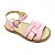 Sandália Infantil Feminina em Couro Cor Rosa - Modelo 4100 | Bili Bilu - Imagem 1