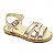 Sandália Infantil Feminina em Couro Cor Metal Champagne - Modelo 4103 | Bili Bilu - Imagem 1