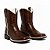 Bota Texana Infantil Unissex em Couro Croco Cor Café - Modelo 5025 | Bili Bilu - Imagem 1