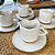 Conjunto de Xícaras Branco “Afeto” Formato Coração (4 Unidades) - Imagem 4