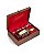 Estojo Bylaardt Luxo  Ouro Carvalho Premium 10 Anos 750ml + 2 Taças Cristal 60ml - Imagem 1