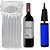 25un Protetor Inflável Wine Bag Com Bomba Para Transporte de Garrafas - Imagem 1