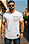 Camiseta Masculina LongLine Branca - Imagem 1