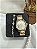 Kit folheado a ouro ( Relógio + pulseira) Unisex - Imagem 1