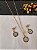 Conjunto Ana Azavedo Colar + brincos banhados a ouro - Imagem 1