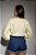 BLUSINHA CROPPED TRICOLINE AMARELA - Imagem 2