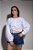 BLUSINHA CROPPED TRICOLINE BRANCA - Imagem 1