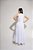 VESTIDO TRICOLINE GOLA BRANCO - Imagem 3