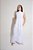 VESTIDO TRICOLINE GOLA BRANCO - Imagem 1