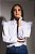CAMISA CROPPED TRICOLINE PLUMAS BRANCA - Imagem 3