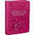 Bíblia Sagrada Letra Grande, Capa Luxo Couro Sintético Rosa Tamanho Pequeno, NTLH - Imagem 1