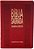 Bíblia com Harpa Cristã, Capa Couro Sintético Vermelha Tamanho Médio, slim, Almeida RC - Imagem 1