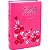 Bíblia Sagrada Letra Gigante SBB, Capa Luxo Pink Flor Tamanho Médio,  Nova AA - NA065LGI - Imagem 1