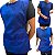 Avental Jaleco Bata Modelo Professor Azul Branco Preto Rosa Pink Rosa Bebe Vermelho Oxford 3 Bolsos Escolha Cor Conforto e Qualidade Premium Para Profissionais Manicure Professor Cabelereiro Fisioterapeuta Enfermeira Massagista Vendedores e Atendente - Imagem 3