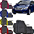Tapete Emborrachado Ecológico Jogo 4 peças Sentra 2010-2020 - Imagem 1