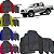 Tapete Emborrachado Ecológico Jogo 4 peças Hilux Cabine Dupla 2000-2005 - Imagem 1