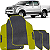 Tapete Emborrachado Ecológico Jogo 4 peças Hilux Cabine Dupla 2009-2011 - Imagem 2
