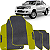 Tapete Emborrachado Ecológico Jogo 4 peças Hilux Cabine Dupla 2012-2015 - Imagem 2