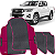 Tapete Emborrachado Ecológico Jogo 4 peças Hilux Cabine Dupla 2019-2021 - Imagem 5