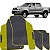 Tapete Emborrachado Ecológico Jogo 4 peças Hilux Cabine Dupla 2005-2009 - Imagem 2