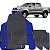 Tapete Emborrachado Ecológico Jogo 4 peças Hilux Cabine Dupla 2005-2009 - Imagem 3