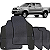 Tapete Emborrachado Ecológico Jogo 4 peças Hilux Cabine Dupla 2005-2009 - Imagem 4