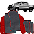 Tapete Emborrachado Ecológico Jogo 4 peças Hilux Cabine Dupla 2005-2009 - Imagem 6