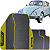 Tapete Emborrachado Ecológico Jogo 4 peças Fusca (1300 1500 1600) 1969-1996 - Imagem 6