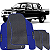 Tapete Emborrachado Ecológico Jogo 4 peças Hilux Cabine Dupla 1996-2000 - Imagem 3