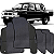 Tapete Emborrachado Ecológico Jogo 4 peças Hilux Cabine Dupla 1996-2000 - Imagem 4