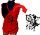 Avental Bata Jaleco Vermelho Com Bolsos Oxford Personalizado Modelo Delta com Imagem  Desenhos Ilustrativo  Para Escolher no Anuncio - Imagem 1