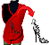 Avental Bata Jaleco Vermelho Com Bolsos Oxford Personalizado Modelo Delta com Imagem  Desenhos Ilustrativo  Para Escolher no Anuncio - Imagem 1
