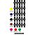 Cartela com 25 Etiquetas Adesivas para Temperos – 6,5x2,5cm – À Prova d’Água – Diversas Cores - Imagem 1