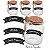 Kit 64 Adesivos à Prova d'Água para Temperos – Tags Pretas Elipse Bandeirinha 4,8x1,4cm - Imagem 3