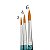 Kit Pincel Redondo Para Aquarela Keramik 311 - 3 Tamanhos - Imagem 1
