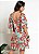 Vestido Curto Floral Verde Mangas Amplas - Imagem 2