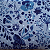 SilverBlue.Flower.Alg+Linho.Japon. 50x110cm - Imagem 1