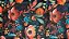 Flor Psico NT4136. Tricol.Dig.100% Alg.Rb (49x75cm) - Imagem 1