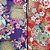 Flowers-06. Tecido Japonês 100% Algodão (50x55cm) - Imagem 1