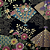 GoldenBlack Flower. Tricoline 100% Alg.Japonês. (49x55cm) - Imagem 1